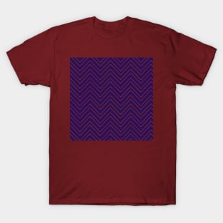 Blue geometry T-Shirt